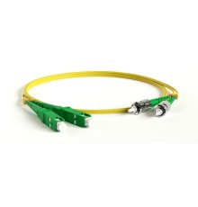 Патч-корд волоконно-оптический (шнур) Hyperline FC-D2-9-SC/AR-ST/AR-H-5M-LSZH-YL