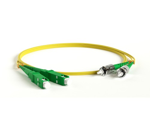 Патч-корд волоконно-оптический (шнур) Hyperline FC-D2-9-SC/AR-ST/AR-H-5M-LSZH-YL Патч-корд волоконно-оптический (шнур) Hyperline FC-D2-9-SC/AR-ST/AR-H-5M-LSZH-YL