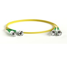 Патч-корд волоконно-оптический (шнур) Hyperline FC-D2-9-ST/AR-ST/AR-H-2M-LSZH-YL