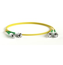Патч-корд волоконно-оптический (шнур) Hyperline FC-D2-9-ST/AR-ST/AR-H-2M-LSZH-YL