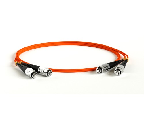 Патч-корд волоконно-оптический (шнур) Hyperline FC-D2-50-FC/UR-FC/UR-H-0.5M-LSZH-OR