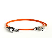 Патч-корд волоконно-оптический (шнур) Hyperline FC-D2-50-FC/PR-ST/PR-H-50M-LSZH-OR