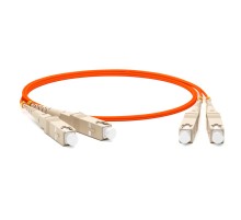 Патч-корд волоконно-оптический (шнур) Hyperline FC-D2-62-SC/PR-SC/PR-H-2M-LSZH-OR