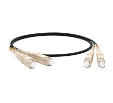 Патч-корд волоконно-оптический (шнур) Hyperline FC-D2-50-SC/PR-SC/PR-H-30M-LSZH-BK