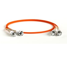 Патч-корд волоконно-оптический (шнур) Hyperline FC-D2-50-ST/PR-ST/PR-H-50M-LSZH-OR