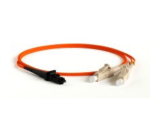 Патч-корд волоконно-оптический (шнур) Hyperline FC-D2-62-LC/PR-MTRJM/PR-H-2M-LSZH-OR