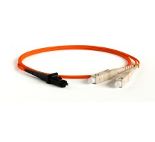 Патч-корд волоконно-оптический (шнур) Hyperline FC-D2-62-MTRJM/PR-SC/PR-H-5M-LSZH-OR