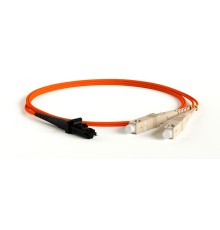 Патч-корд волоконно-оптический (шнур) Hyperline FC-D2-50-MTRJM/PR-SC/PR-H-3M-LSZH-OR
