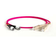 Патч-корд волоконно-оптический (шнур) Hyperline FC-D2-504-FC/PR-SC/PR-H-10M-LSZH-MG