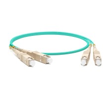 Патч-корд волоконно-оптический (шнур) Hyperline FC-D3-504-SC/PR-SC/PR-H-2M-LSZH-AQ