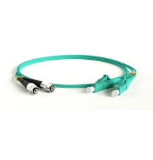 Патч-корд волоконно-оптический (шнур) Hyperline FC-D2-503-FC/PR-LC/PR-H-10M-LSZH-AQ