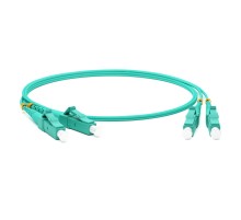 Патч-корд волоконно-оптический (шнур) Hyperline FC-D2-503-LC/PR-LC/PR-H-15M-LSZH-AQ