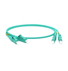 Патч-корд волоконно-оптический (шнур) Hyperline FC-D2-503-LC/UR-LC/UR-H-50M-LSZH-AQ