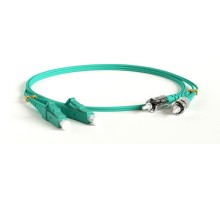 Патч-корд волоконно-оптический (шнур) Hyperline FC-D2-503-LC/PR-ST/PR-H-10M-LSZH-AQ