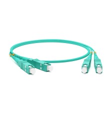 Патч-корд волоконно-оптический (шнур) Hyperline FC-D2-503-SC/PR-SC/PR-H-10M-LSZH-AQ