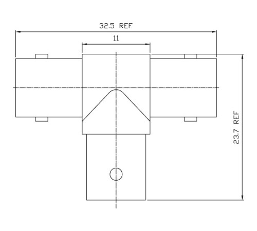 BNC T-коннектор Hyperline TAD-BNC-F-2BNC-F BNC T-коннектор Hyperline TAD-BNC-F-2BNC-F