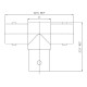 BNC T-коннектор Hyperline TAD-BNC-F-2BNC-F