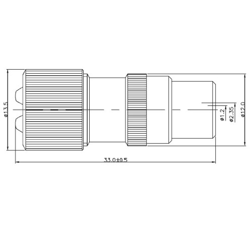 Разъем PAL папа под винт Hyperline CON-PAL-M-SCREW