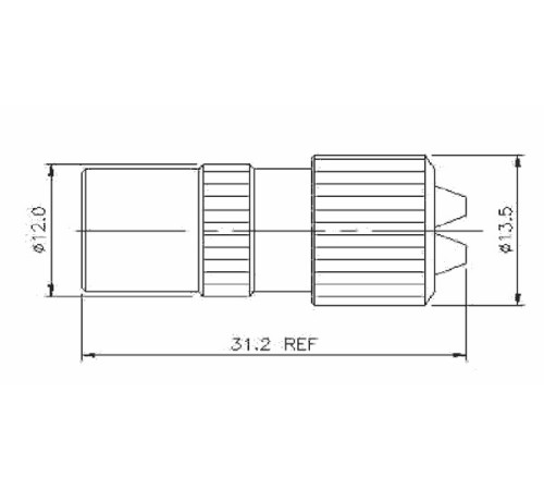 Разъем PAL мама под винт Hyperline CON-PAL-F-SCREW