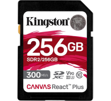 Карта памяти 256Gb SD Kingston Canvas React Plus SDR2/256GB