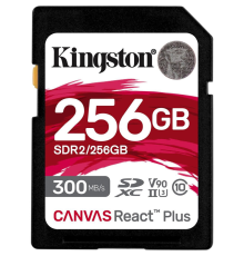 Карта памяти 256Gb SD Kingston Canvas React Plus SDR2/256GB