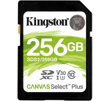 Карта памяти 256Gb SD Kingston Canvas Select Plus SDS2/256GB