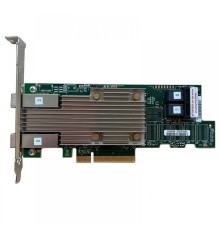HBA-адаптер Broadcom SAS 9400-8i8e SGL (05-50031-02) PCIe 3.1 x8 LP, Tri-Mode SAS/SATA/NVMe 12G HBA, 16port(2*int SFF8643+2*ext SFF8644), 3516 IOC (id 26198)