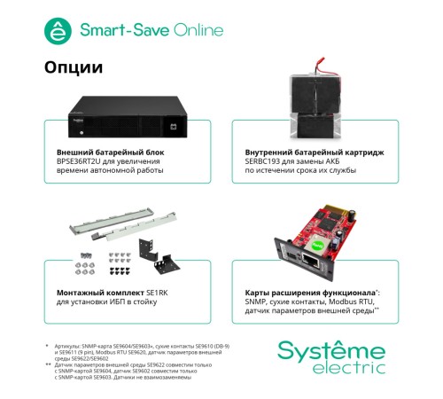 ИБП Systeme Electric SRTSE1500RTXLI