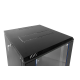 Шкаф телекоммуникационный настенный разборный ЭКОНОМ 12U (600x350) дверь стекло цвет черный ЦМО ШРН-Э-12.350-9005 30144251450