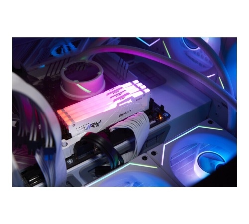 Оперативная память 16Gb DDR5 6000MHz Kingston Fury Beast White RGB KF560C40BWA-16 Оперативная память 16Gb DDR5 6000MHz Kingston Fury Beast White RGB KF560C40BWA-16