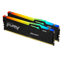 Оперативная память 16Gb DDR5 5200MHz Kingston Fury Beast RGB KF552C36BBEAK2-16