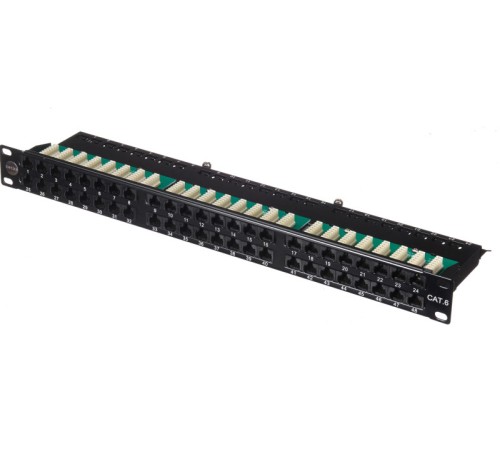 Патч-панель Netko IPTB48-KRO-C6C/BK (54082) Патч-панель Netko IPTB48-KRO-C6C/BK (54082)