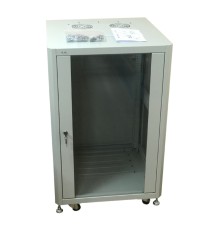 Шкаф напольный 32U серия TA (600х600х1577) передняя дверь стекло серый разобранный Netko (упакован в 2 коробки) 6632.900-A (56746)