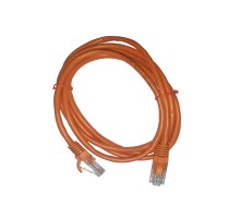 Патч-корд UTP4 cat 5e 1,5м ВС LSZH оранжевый литой коннектор Netko Optima N.BC.UTP.5e-1.5m-8-lszh (67612)