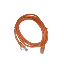 Патч-корд UTP4 cat 5e 1,5м ВС LSZH оранжевый литой коннектор Netko Optima N.BC.UTP.5e-1.5m-8-lszh (67612)