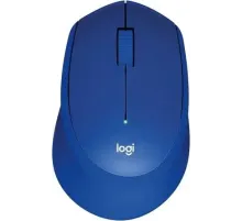 Мышь Logitech M331 Silent Plus синий оптическая (1000dpi) silent беспроводная USB (3but) (id 22589)