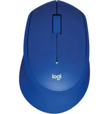 Мышь Logitech M331 Silent Plus синий оптическая (1000dpi) silent беспроводная USB (3but) (id 22589)