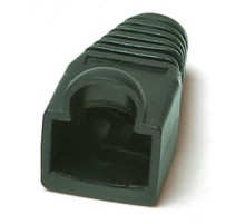 Изолирующий колпачок для разъемов RJ-45 черный (10 шт.) Hyperline BOOT-BK-10