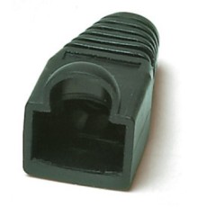 Изолирующий колпачок для разъемов RJ-45 черный (10 шт.) Hyperline BOOT-BK-10