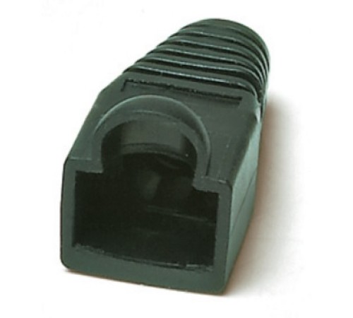 Изолирующий колпачок для разъемов RJ-45 черный (10 шт.) Hyperline BOOT-BK-10