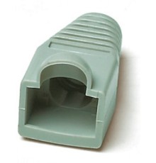 Изолирующий колпачок для разъемов RJ-45 серый (10 шт.) Hyperline BOOT-GY-10