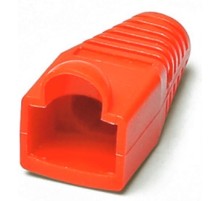 Изолирующий колпачок для разъемов RJ-45 красный (10 шт.) Hyperline BOOT-RD-10
