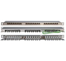 Патч-панель Hyperline PPHD-19-24-8P8C-C6-SH-110D