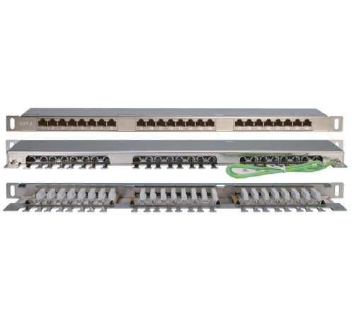 Патч-панель Hyperline PPHD-19-24-8P8C-C6-SH-110D