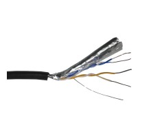 Кабель Skynet Light FTP2 cat.5е одножильный 305м Cu для наружных работ черный (65688) 1693117
