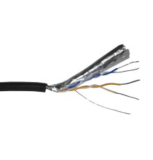 Кабель Skynet Light FTP2 cat.5е одножильный 305м Cu для наружных работ черный (65688) 1693117