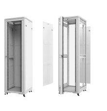 Шкаф напольный 32U серия TE (600х800х1610) передняя дверь стекло серый разобранный Netko (упакован в 3 коробки) 6832.900 (54016)