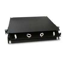 Патч-панель Hyperline FO-19BX-1U-D1-3xSLT-W120H32-EMP