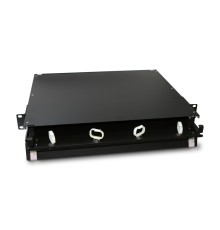 Патч-панель Hyperline FO-19BX-1U-D1-3xSLT-W120H32-EMP