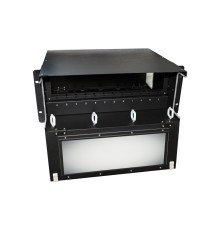 Патч-панель Hyperline FO-19BX-4U-F2-12xSLT-W120H32-EMP